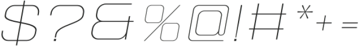 Gemsbuck 01 Thin Italic otf (100) Font OTHER CHARS
