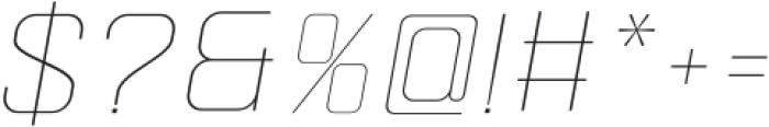 Gemsbuck 02 Thin Italic otf (100) Font OTHER CHARS