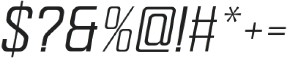 Gemsbuck 03 Regular Italic otf (400) Font OTHER CHARS