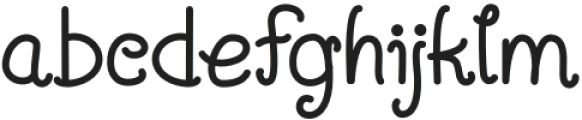 Gemulai Regular otf (400) Font LOWERCASE