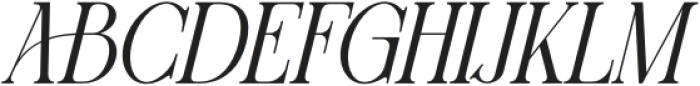 Genastaq Italic otf (400) Font UPPERCASE