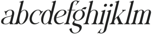 Genastaq Italic otf (400) Font LOWERCASE