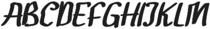 Gendar Rebus Italic otf (400) Font LOWERCASE