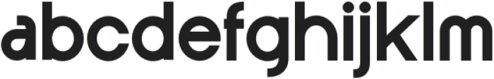 Gendy Regular otf (400) Font LOWERCASE