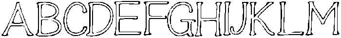 Genedi ttf (400) Font UPPERCASE