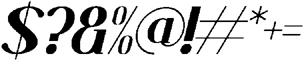Genedic Italic otf (400) Font OTHER CHARS