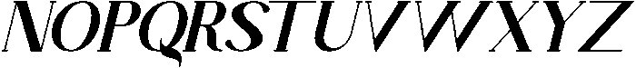 Genedic Italic otf (400) Font UPPERCASE