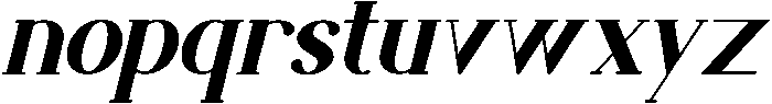 Genedic Italic otf (400) Font LOWERCASE