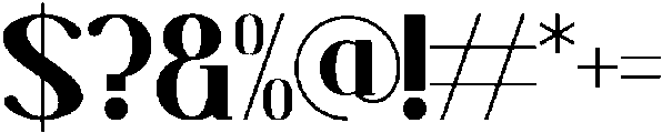 Genedic otf (400) Font OTHER CHARS