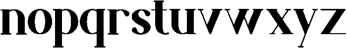 Genedic otf (400) Font LOWERCASE