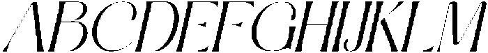Genekist Italic otf (400) Font UPPERCASE