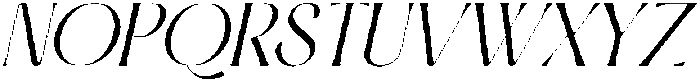 Genekist Italic otf (400) Font UPPERCASE