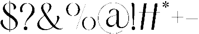 Genekist otf (400) Font OTHER CHARS