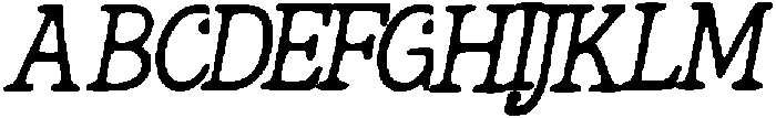 Geneqe ttf (400) Font UPPERCASE