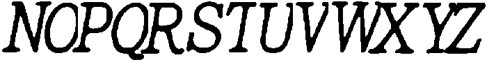 Geneqe ttf (400) Font UPPERCASE