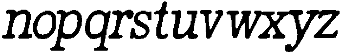 Geneqe ttf (400) Font LOWERCASE