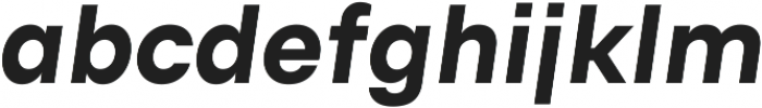 Genera Alt SemiBold Oblique ttf (600) Font LOWERCASE