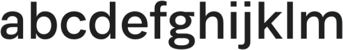 Genera Grotesk Medium otf (500) Font LOWERCASE