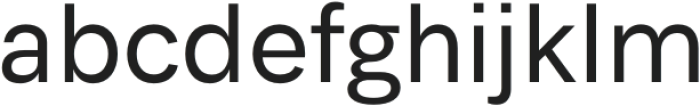 Genera Grotesk otf (400) Font LOWERCASE