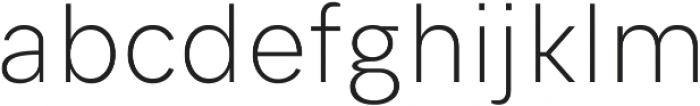 Genera Light ttf (300) Font LOWERCASE