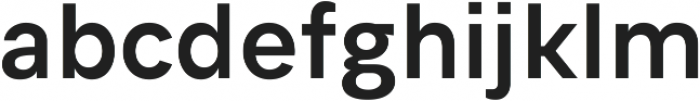 Genera Medium ttf (500) Font LOWERCASE