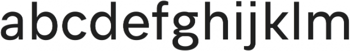 Genera ttf (400) Font LOWERCASE