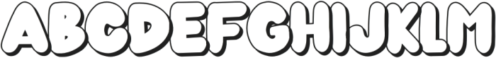 General  Shadow otf (400) Font UPPERCASE