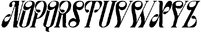 Generating Ecosystems Italic otf (400) Font UPPERCASE