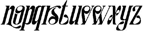 Generating Ecosystems Italic otf (400) Font LOWERCASE