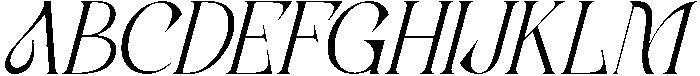 Generating Metaphors Italic otf (400) Font UPPERCASE