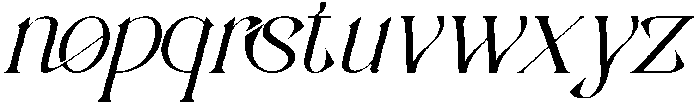 Generating Metaphors Italic otf (400) Font LOWERCASE