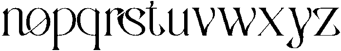 Generating Metaphors Regular otf (400) Font LOWERCASE