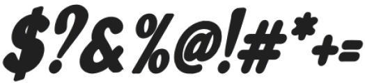 Generation 1970 Condensed Bold Italic otf (700) Font OTHER CHARS