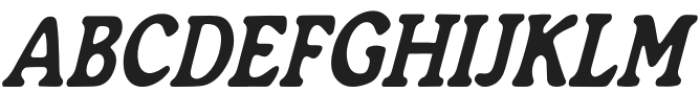 Generation 1970 Condensed Italic otf (400) Font UPPERCASE
