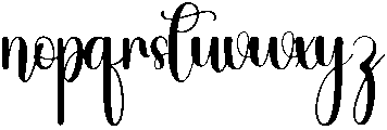 Generation Regular otf (400) Font LOWERCASE