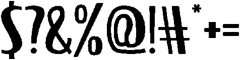 Generation otf (400) Font OTHER CHARS