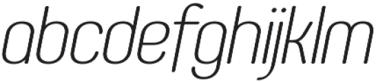 Genesa Light Italic otf (300) Font LOWERCASE