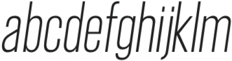 Genevra Extra Light Italic otf (200) Font LOWERCASE