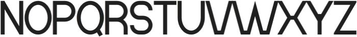 Genico Regular otf (400) Font UPPERCASE