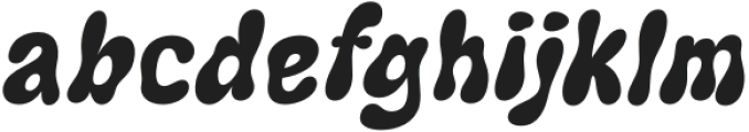 Genida Italic otf (400) Font LOWERCASE