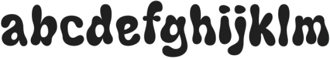 Genida Regular otf (400) Font LOWERCASE