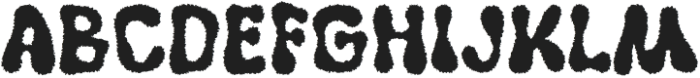 GenidaRough-Regular otf (400) Font UPPERCASE