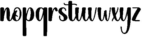 Genius Regular otf (400) Font LOWERCASE