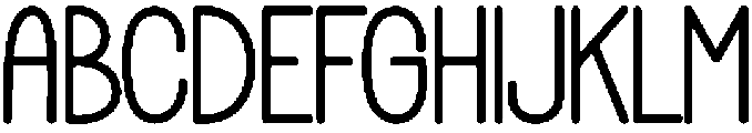 Genius Student Regular otf (400) Font UPPERCASE