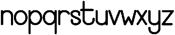 Genius Student Regular otf (400) Font LOWERCASE