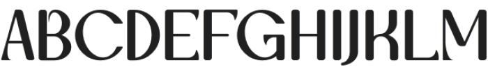 Gennroza Regular otf (400) Font UPPERCASE