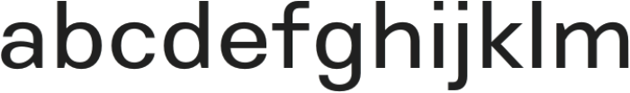 GenoraSans-Regular otf (400) Font LOWERCASE