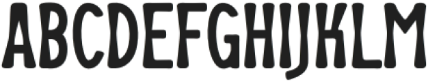 Genored Regular otf (400) Font UPPERCASE