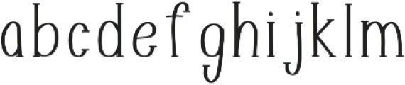 Genova ttf (400) Font LOWERCASE