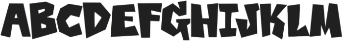 GensType Regular otf (400) Font UPPERCASE